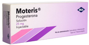 Moteris progesterona inyectable 7 ampolletas